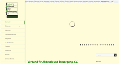 Desktop Screenshot of abbruch-mv.de